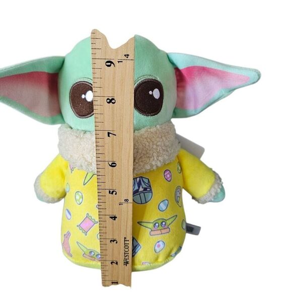 Starwars the mandalorian gro plush 8'  with Easter sweater - Picture 3 of 4